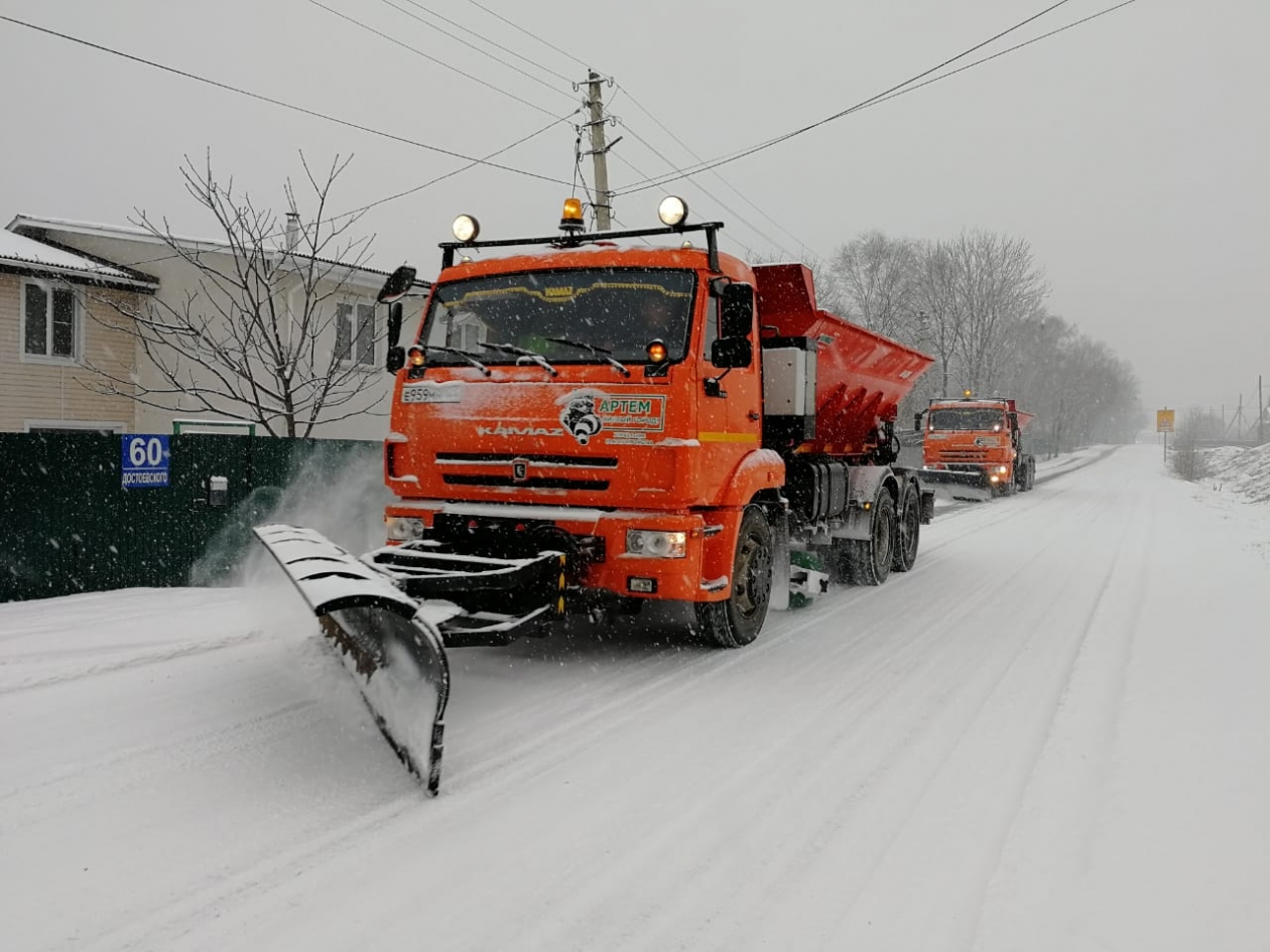 Дорожно-уличную сеть Артёмовского городского округа готовят к зимнему сезону